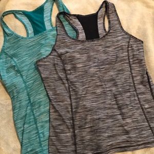 2 Razor back workout tanks